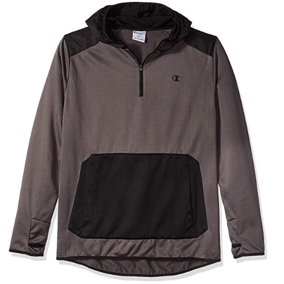 Men's Big and Tall Hooded Sweater - Picture 2 of 4